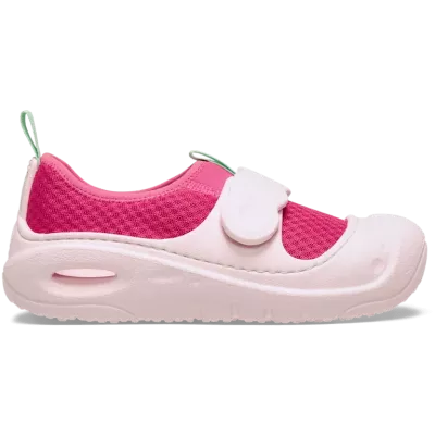 Chaussures d’eau Crocs Swiftwater Splash rose enfant réf 210619-6ZQ avec semelle adhérente