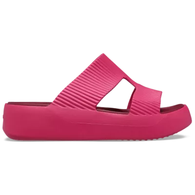 Sandales Crocs Getaway Groove Platform rose réf 210701-6ZQ avec plateforme confortable et Free Feel™