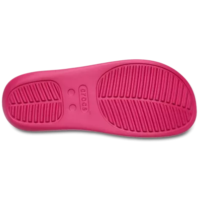 Sandales Crocs Getaway Groove Platform rose réf 210701-6ZQ avec plateforme confortable et Free Feel™