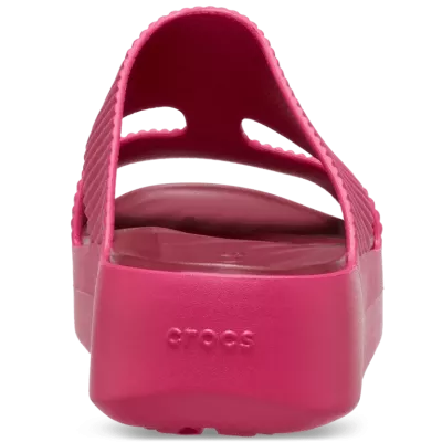 Sandales Crocs Getaway Groove Platform rose réf 210701-6ZQ avec plateforme confortable et Free Feel™