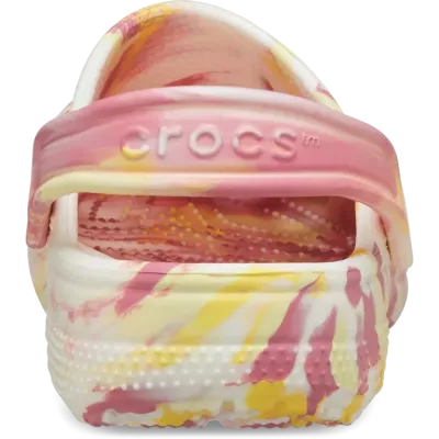 Sabots Crocs Classic Glow Marbled enfant réf 210718-78S avec effet Glow-in-the-Dark