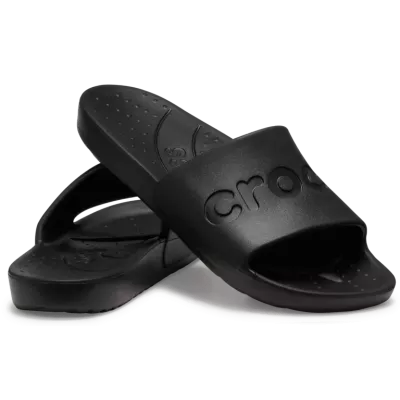 Sandales Crocs Slide noir réf 210088-001 avec confort Croslite™ ultra léger