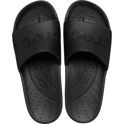 Sandales Crocs Slide noir réf 210088-001 avec confort Croslite™ ultra léger