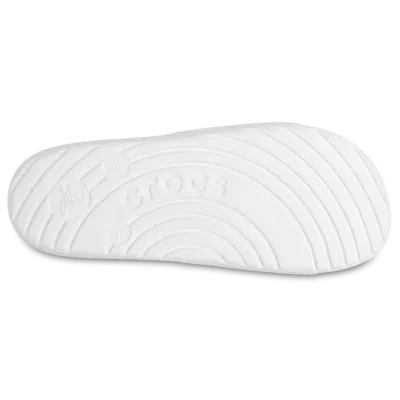 Sandales Crocs Slide blanc réf 210088-100 avec design minimaliste et confort Crocs™