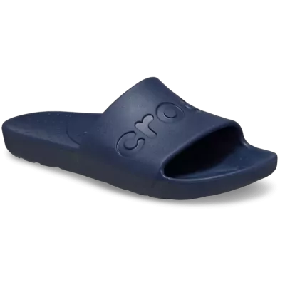 Sandales Crocs Slide bleu marine réf 210088-410 avec confort Croslite™ léger et souple