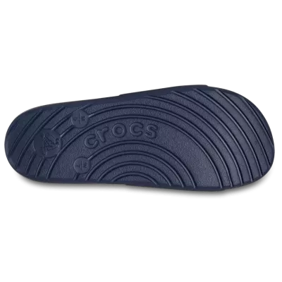 Sandales Crocs Slide bleu marine réf 210088-410 avec confort Croslite™ léger et souple