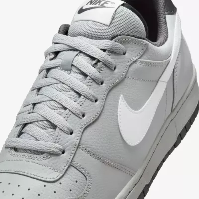 Nike Big Low homme gris wolf swoosh blanc semelle speckle 355152-017