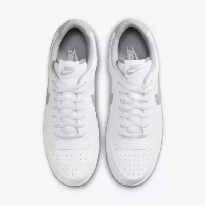 Nike Big Low homme blanc swoosh gris wolf semelle speckle 355152-106