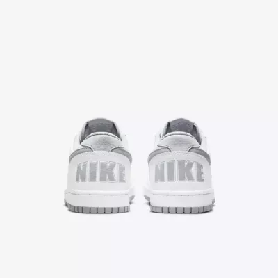 Nike Big Low homme blanc swoosh gris wolf semelle speckle 355152-106
