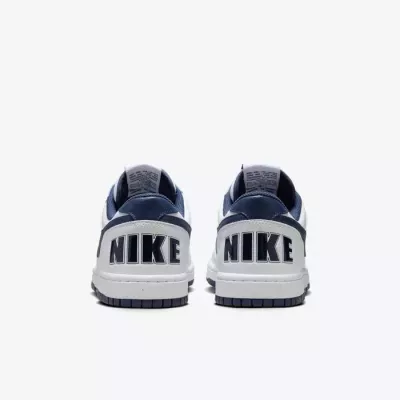 Nike Big Low homme blanc swoosh bleu marine semelle speckle 355152-140