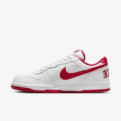 Nike Big Low homme blanc swoosh rouge varsity semelle speckle 355152-150