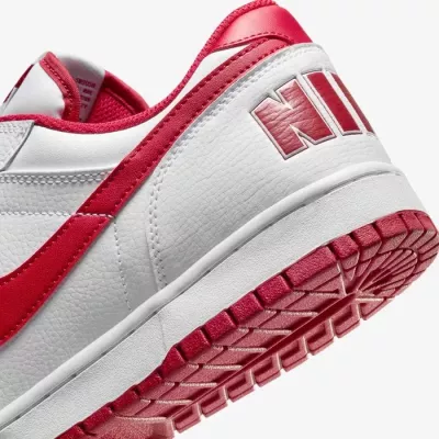 Nike Big Low homme blanc swoosh rouge varsity semelle speckle 355152-150