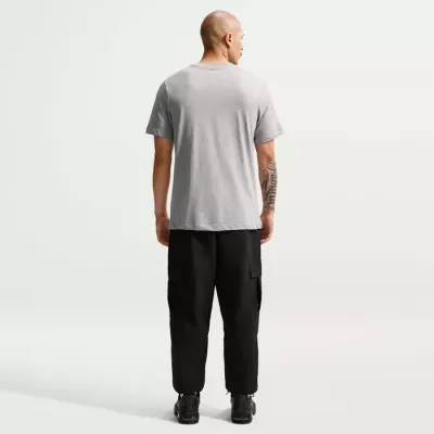 T-shirt Nike Icon Futura homme gris chiné logo noir swoosh blanc AR5004-063