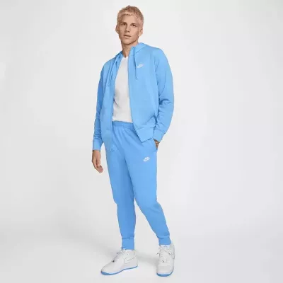 Jogging Nike Sportswear Club Fleece homme bleu university logo Futura brodé BV2679-412