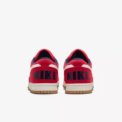 Nike Big Lux Low homme rouge varsity swoosh sail semelle gum 854166-600