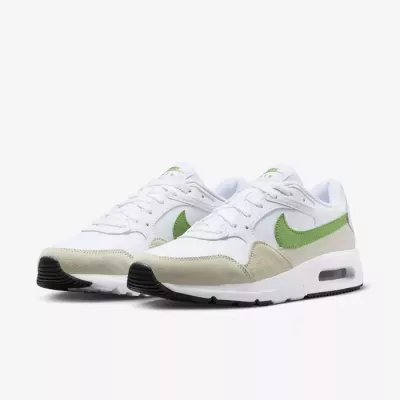 Nike Air Max SC femme blanc swoosh vert chlorophylle beige unité Air visible CW4554-117