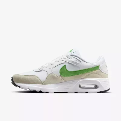 Nike Air Max SC femme blanc swoosh vert chlorophylle beige unité Air visible CW4554-117
