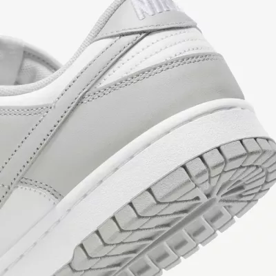 Nike Dunk Low Retro homme blanc gris fog swoosh cuir DD1391-103