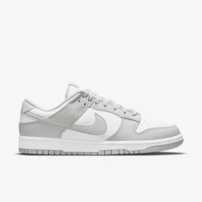 Nike Dunk Low Retro homme blanc gris fog swoosh cuir DD1391-103