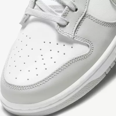 Nike Dunk Low Retro homme blanc gris fog swoosh cuir DD1391-103