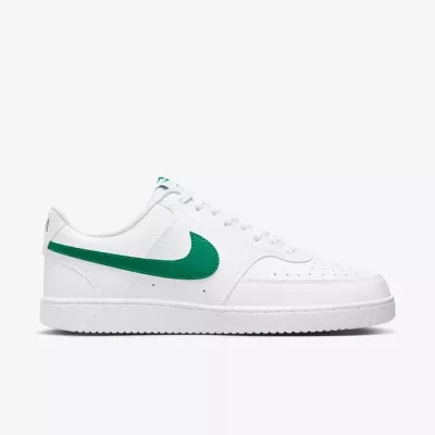 Nike Court Vision Low Next Nature homme blanc swoosh vert malachite DH2987-111