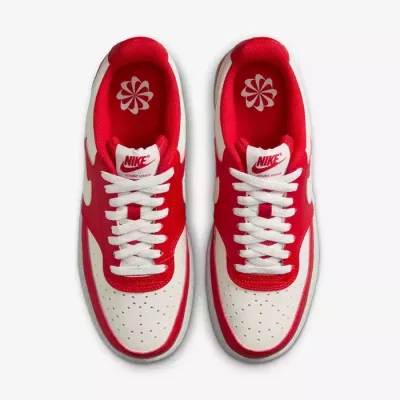 Nike Court Vision Low Next Nature femme rouge university swoosh sail DH3158-602