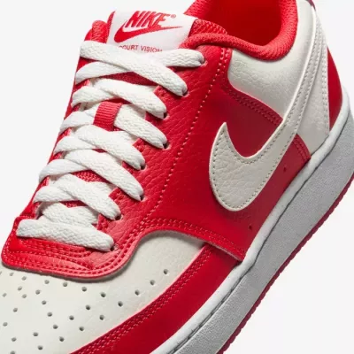 Nike Court Vision Low Next Nature femme rouge university swoosh sail DH3158-602