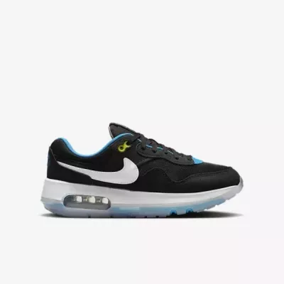 Nike Air Max Motif GS grand enfant noir bleu laser jaune unité Air visible DH9388-006
