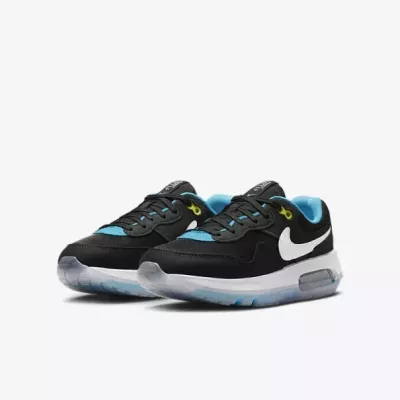 Nike Air Max Motif GS grand enfant noir bleu laser jaune unité Air visible DH9388-006