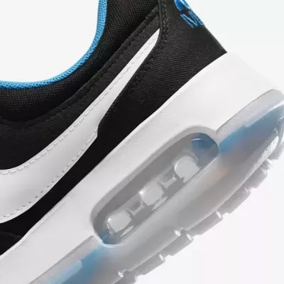 Nike Air Max Motif GS grand enfant noir bleu laser jaune unité Air visible DH9388-006