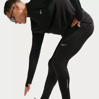 Collant running Nike Challenger Dri-FIT homme noir swoosh réfléchissant CZ8830-010