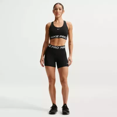 Short Nike Pro 365 femme noir ceinture Nike Pro 5 pouces CZ9831-010