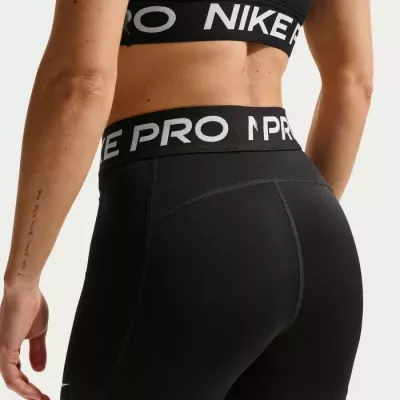 Short Nike Pro 365 femme noir ceinture Nike Pro 5 pouces CZ9831-010