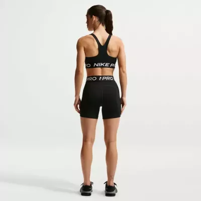 Short Nike Pro 365 femme noir ceinture Nike Pro 5 pouces CZ9831-010