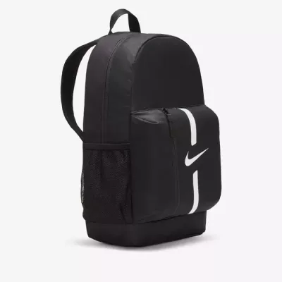 Sac à dos Nike Academy Team noir swoosh blanc poche filet DA2571-010