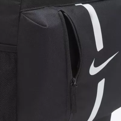 Sac à dos Nike Academy Team noir swoosh blanc poche filet DA2571-010