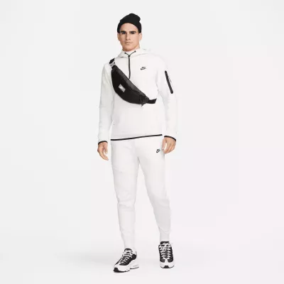 Sweat à capuche Nike Sportswear Tech Fleece homme blanc cassé poche zippée manche DD5174-030