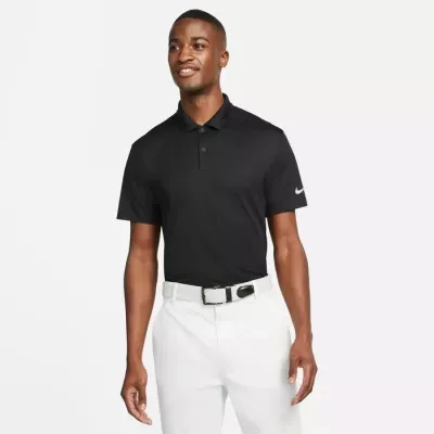 Polo Nike Dri-FIT Victory homme noir swoosh blanc DH0824-010