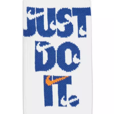 Chaussettes Nike Everyday Plus Cushioned blanc multicolore lot de 3 paires Dri-FIT DH3822-902