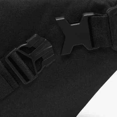 Sac banane Nike Elemental Premium noir double poche zippée logo Futura DN2556-010