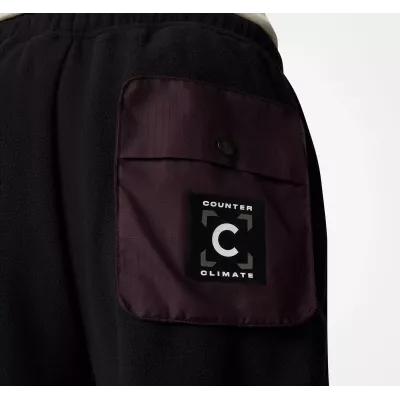 Converse Counter Climate Seasonal Fabric Pant 10024016-A01 pantalon polaire noir homme poche cargo Counter Climate