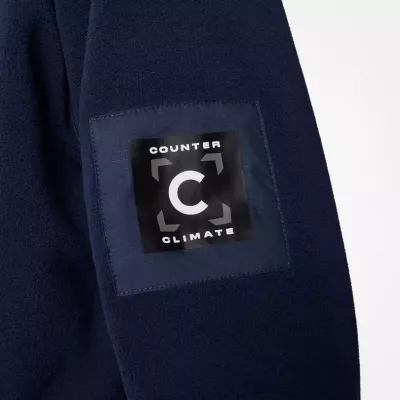 Converse Counter Climate Seasonal Fabric Hoodie 10024018-A02 sweat capuche polaire ripstop bleu marine homme poche cargo