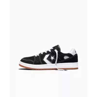 Converse AS-1 Pro A04144C sneaker basse daim cuir noire unisexe semelle gum chevrons design Alexis Sablone
