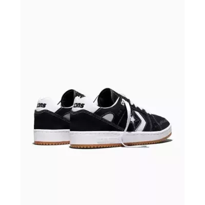 Converse AS-1 Pro A04144C sneaker basse daim cuir noire unisexe semelle gum chevrons design Alexis Sablone