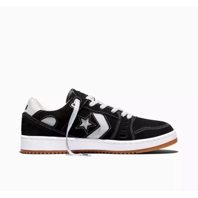 Converse AS-1 Pro A04144C sneaker basse daim cuir noire unisexe semelle gum chevrons design Alexis Sablone