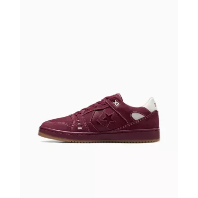 Converse AS-1 Pro A06658C sneaker basse daim cuir bordeaux unisexe ton sur ton semelle gum caramel design Alexis Sablone