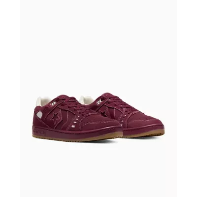 Converse AS-1 Pro A06658C sneaker basse daim cuir bordeaux unisexe ton sur ton semelle gum caramel design Alexis Sablone