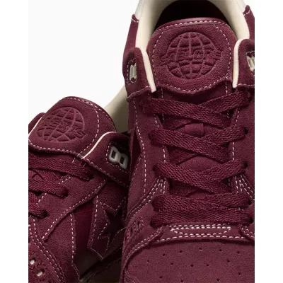 Converse AS-1 Pro A06658C sneaker basse daim cuir bordeaux unisexe ton sur ton semelle gum caramel design Alexis Sablone