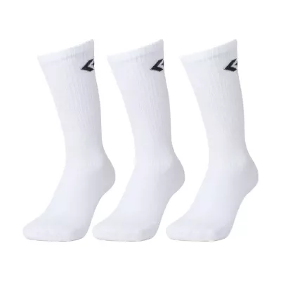Converse Classic Star Chevron Crew Half Cushion E726W lot 3 paires chaussettes blanches homme logo chevron étoile noir semelle