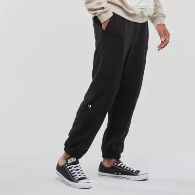 Converse Elevated Seasonal Knit Pant 10023763-A01 pantalon jogging coton noir homme coupe classique